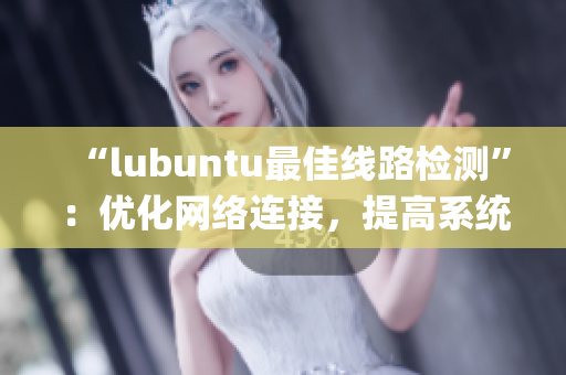 “lubuntu最佳线路检测”：优化网络连接，提高系统效率(1)