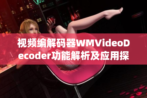 视频编解码器WMVideoDecoder功能解析及应用探讨(1)