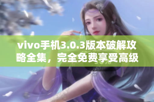 vivo手机3.0.3版本破解攻略全集，完全免费享受高级功能