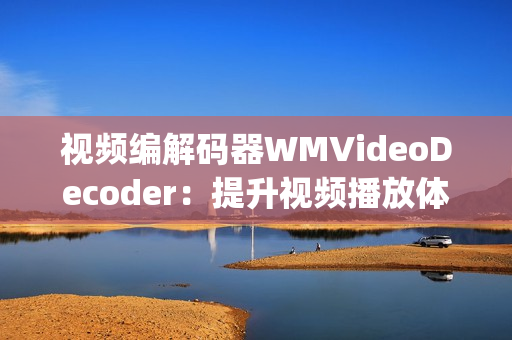 视频编解码器WMVideoDecoder：提升视频播放体验(1)