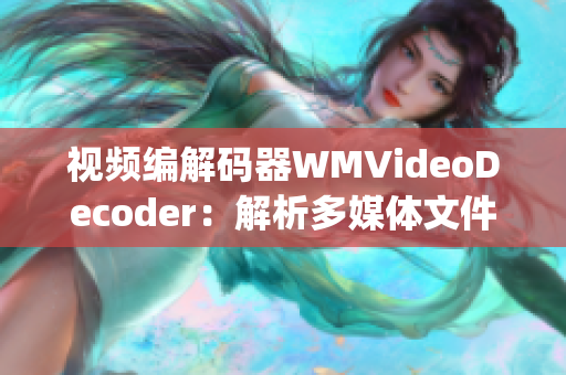 视频编解码器WMVideoDecoder：解析多媒体文件的关键组件(1)