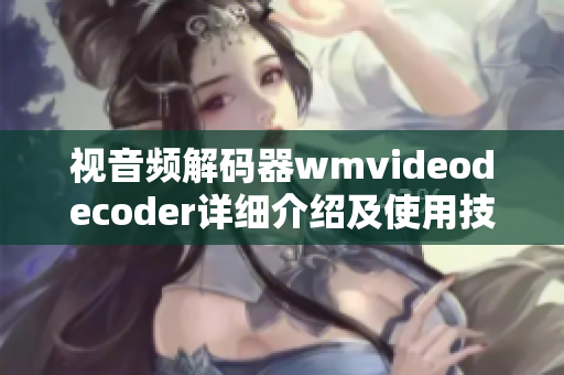 视音频解码器wmvideodecoder详细介绍及使用技巧