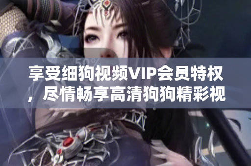 享受细狗视频VIP会员特权，尽情畅享高清狗狗精彩视频