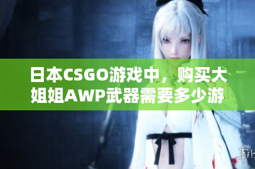 日本CSGO游戏中，购买大姐姐AWP武器需要多少游戏币？