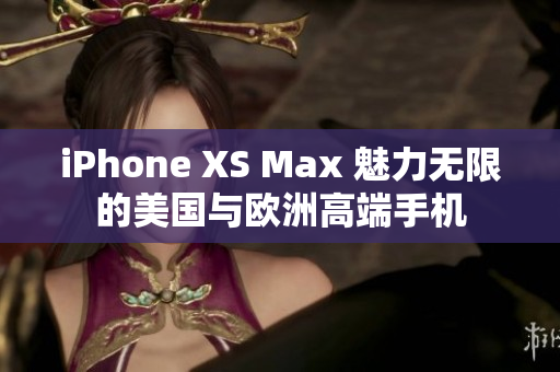 iPhone XS Max 魅力无限的美国与欧洲高端手机