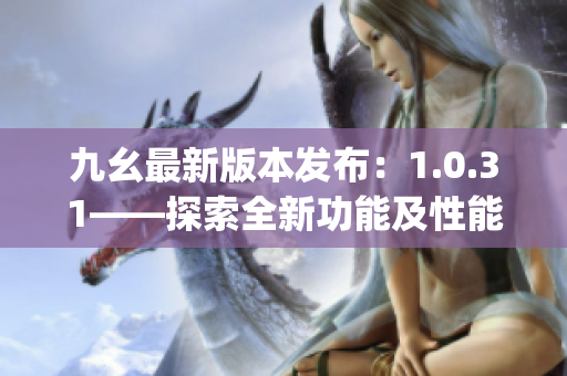 九幺最新版本发布：1.0.31——探索全新功能及性能优化(1)