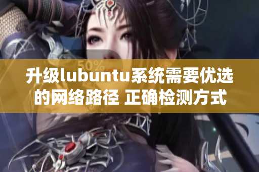 升级lubuntu系统需要优选的网络路径 正确检测方式