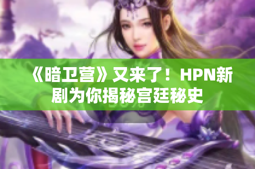 《暗卫营》又来了！HPN新剧为你揭秘宫廷秘史