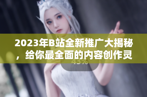 2023年B站全新推广大揭秘，给你最全面的内容创作灵感