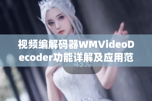 视频编解码器WMVideoDecoder功能详解及应用范围(1)