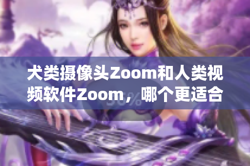 犬类摄像头Zoom和人类视频软件Zoom，哪个更适合您？(1)