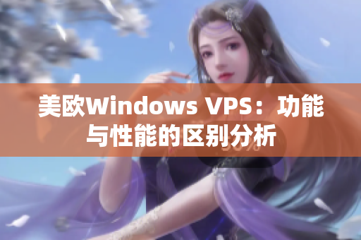 美欧Windows VPS：功能与性能的区别分析