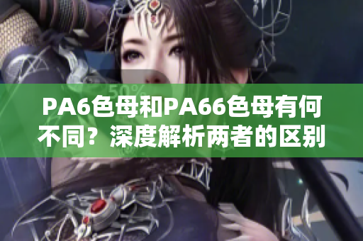 PA6色母和PA66色母有何不同？深度解析两者的区别